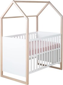 Biela postieľka 60x120 cm Cabane – Roba