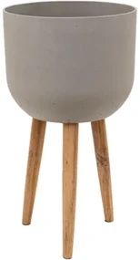 Refined Retro with feet Logan clouded grey 40x74 cm