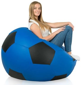 Sedací vak Futbal Inter ekokoža