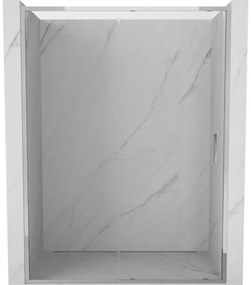 Mexen Exo, posuvné dvere do otvoru 130x200 cm, 6mm číre sklo, chrómový profil, 8151-130-000-01-00
