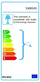 Závesné svietidlo v zlatej farbe White Label Lena, ø 48 cm