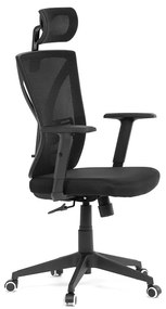 Autronic BONTEC Kancelárska stolička, hojdací mechanizmus, čierna sieťovina, KA-Q851 BK Farba: Čierna