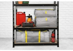 Goodhome Pevný úložný vak na zips 120 l JOTTA, 45 x 90 x 30 cm