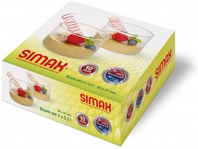 SIMAX SUFLET MISKA NA PREDJEDLO 7X5CM 4 KS