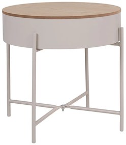 Kovový okrúhly odkladací stolík ø 40 cm Sisco – House Nordic
