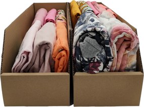 KARTON PAK Úložné boxy na oblečenie, organizéry do skrine EKO KARTÓN 15x49cm