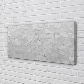 Obraz canvas šedivé polygóny 140x70 cm