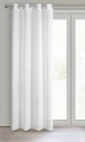 ZÁCLONA NA KRÚŽKOCH MARGO 140X250 CM BIELA
