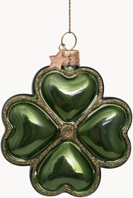 Ručne fúkaná vianočná ozdoba Clover