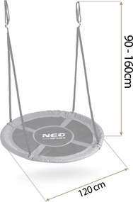 Neo-Sport Swingo 120 cm hojdačka bocianie hniezdo