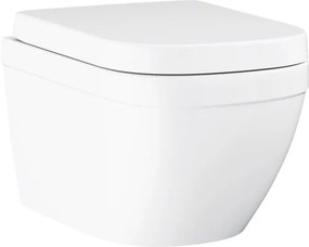 Závesné WC GROHE Euro Keramik bez splachovacieho kruhu vr. WC dosky 39693000