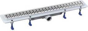 Polysan KLAVER sprchový žľab 71 cm plast nerez 73721
