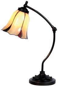 Stolná lampa Tulipania v štýle Tiffany 1-plameňová