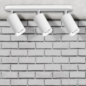 Kúpeľňové bodové svietidlo TURYN 3xGU10/10W/230V IP44 biela