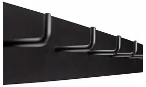 Čierny kovový nástenný vešiak Hack – Hübsch