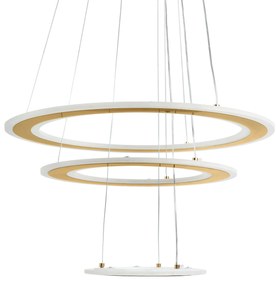 Toolight Toolight, LED stropné svietidlo 46cm, 100W, LED G041-3CP, zlatá matná, OSW-06308