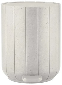 Krémovobiely pedálový odpadkový kôš z polyresínu 3 l Kua – Blomus