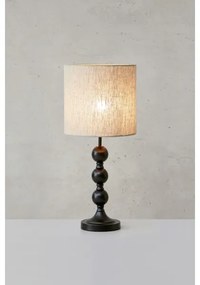 Markslöjd 108575 - Stolná lampa OCTO 1xE27/40W/230V béžová/čierna