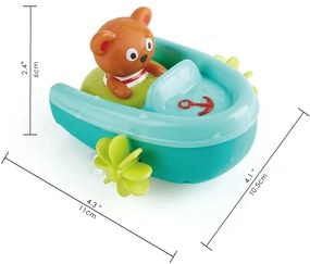 Hape Naťahovacia lodička s medvedíkom