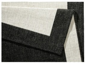 Čierno-krémový vonkajší koberec NORTHRUGS Panama, 160 x 230 cm