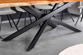 Jedálenský stôl MAMMUT 200 cm akáciové drevo 60 mm prírodná hnedá