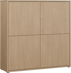 XXXLutz VYSOKÁ KOMODA, farba duba, 124,5/121,5/34,9 cm Carryhome - Online Only drobný nábytok - 000687018333