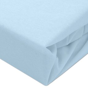 DETSKÉ NEPRIEPUSTNÉ JERSEY PRESTIERADLO SG 009 60X120 CM SVETLOMODRÁ