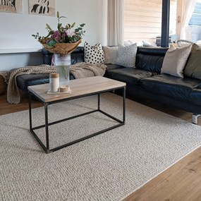 BT Carpet, Kusový koberec Wolly 102843, 140x200, biela, obývacia izba