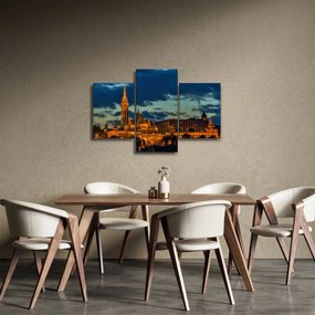 Obraz osvetlenej stavby (90x60 cm)