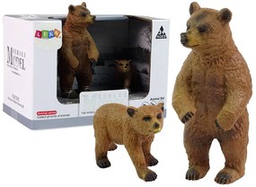 Lean Toys Sada figúrok zvieratiek – Medveď hnedý