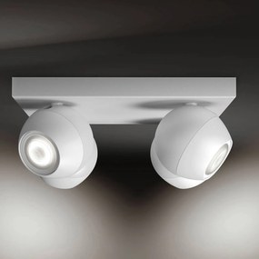 Philips Hue Buckram 4-pl. stmievač biely