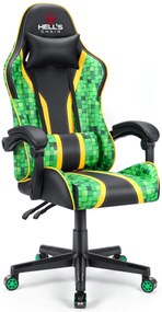 1005 Kancelárska stolička zeleno - čierna