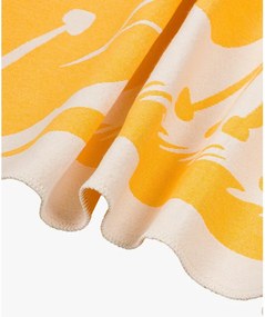 Žltá deka 165x200 cm Lino – noo.ma