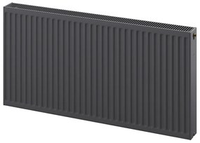 Mexen, Panelový radiátor Mexen CV22 600 x 1400 mm, spodné pripojenie, 2314 W, antracit - W622-060-140-66