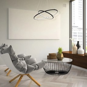 Závesné LED svietidlo Orion, 2x LED 53w, 3000k, b
