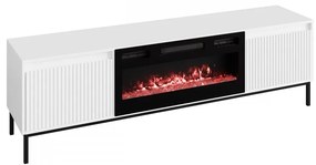 TV skrinka/stolík s krbom Samker 2K EF, Farby: kašmír