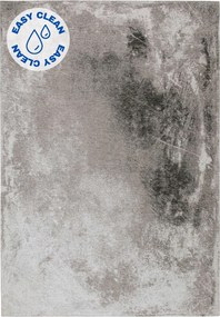 Koberec Deco Rugs Concrete Ice (4524) 200 x 280 cm, sivý, so vzorom betónu, do obývačky, odolný voči škvrnám