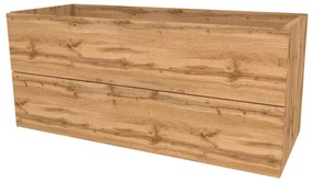 Mereo, Mereo Aira, kúpeľňová skrinka 121 cm, Multidecor, Dub Wotan, MER-CN793SDWOT