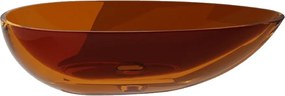 Besco Doskové umývadlo zo syntetickej živice Neya 60x35 cm Earth Rust s výpustom Click-Clack BESCO-Typ výpuste: Click-Clack bez prepadu, chróm