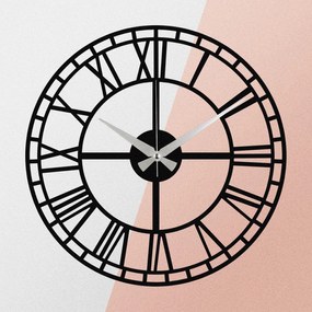 Nástenné kovové hodiny Enzoclock S002 čierne