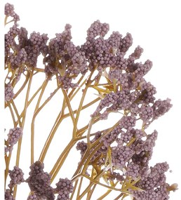 Umelý kvet Gypsophila tmavofialová, 15 x 15 x 65 cm
