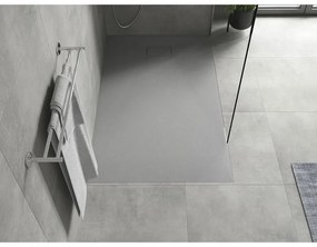 Mexen Hugo, SMC obdĺžniková sprchová vanička 140 x 80 cm, šedá, 42618014