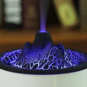 Aróma difuzér RDF3 v tvare sopky - 500 ml - biely