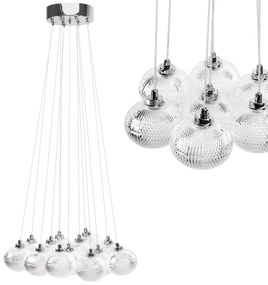 Toolight Toolight, závesné svietidlo 13xG9, MS025-13CP, chrómová, OSW-09640