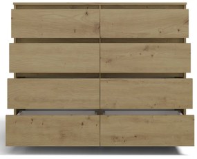 Komoda Musecalo 7 120 (dub artisan). Akcia -20%. Vlastná spoľahlivá doprava až k Vám domov. 1132826
