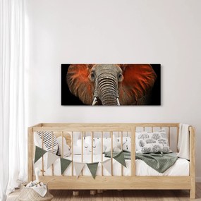Obraz - Slony z Tsavo (120x50 cm)