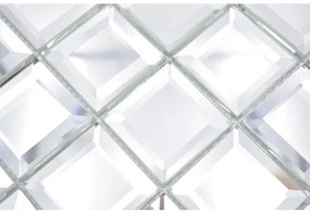 Sklenená mozaika štvorcová mirror metro