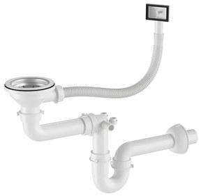 Erga HD, 1-komorový oceľový drez 740x440x210 mm, oceľová, ERG-MLS-HD7444