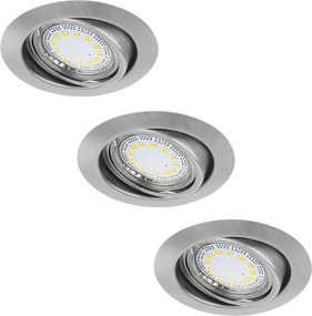 Rabalux 1166 - SADA 3xLED zapustené svietidlo LITE 3xGU10/3W/230V