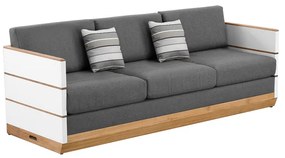 Záhradná zostava HIGOLD - Nutt Lounge White/Grey Wood base Sunbrella